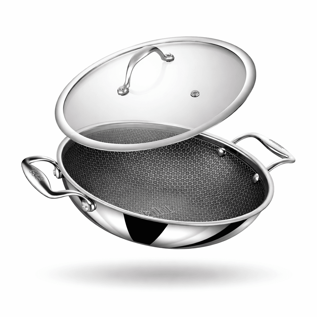 Stahl Artisan Hybrid 4.4 L Triply Non Stick Kadai